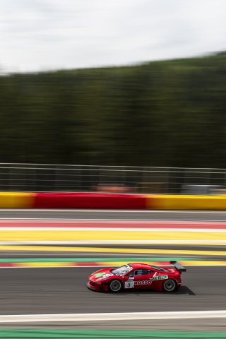 #3 Jason Stuart Wright (IT) - Ferrari 458 Italia GT3/2012  during the 2024 Crowdstrike Spa 24 Hours, centennial edition, Endurance Racing Legends (Peter Auto), at Circuit de Spa-Franchorchams, 29th June 2024 in Francorchamps (BEL)