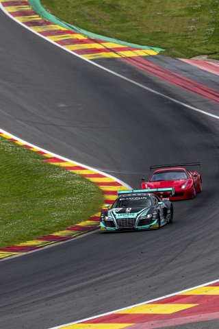 #129 Vasily Vladykin/Mikhail Loboda (CY/) - Audi R8 LMS Ultra/2013  during the 2024 Crowdstrike Spa 24 Hours, centennial edition, Endurance Racing Legends (Peter Auto), at Circuit de Spa-Franchorchams, 29th June 2024 in Francorchamps (BEL)