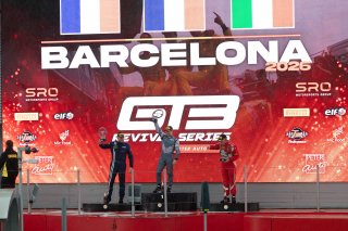 03/10/2026 BARCELONA, podium race 1

