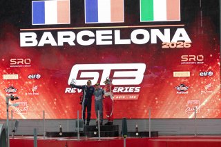 03/10/2026 BARCELONA, podium race 1
