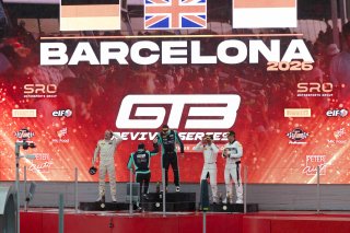 03/10/2026 BARCELONA, podium race 1
