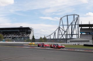 #60 - Schmickler Performance - FERRARI 458 GT3 EVO - Horst BAUMANN (GER), #87 - Storic and Race Cars - Ferrari 458 GT3 Evo - Jean-Luc BEAUBELIQUE (FRA) - Jim PLA (FRA), 29/08/2026 NURBURGRING
