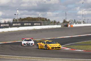 #46 - Pyro Motorsport - Audi R8 LMS - Jeff SMITH (BGT), #52 - Michelotto - Ferrari 458 GT3 Evo - Stephan JOEBSTL (AUS) - William NUTHALL (GBR), 29/08/2026 NURBURGRING
