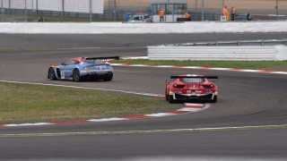#16 - Britec Motorsports - Aston Martin V12 Vantage GT3 - Afschin FATEMI (GER), #87 - Storic and Race Cars - Ferrari 458 GT3 Evo - Jean-Luc BEAUBELIQUE (FRA) - Jim PLA (FRA), 28/08/2026 NURBURGRING
