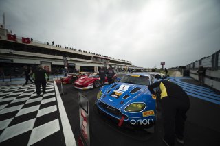 #10 - Storic and Race Cars - Ferrari 458 GT3 Evo - Benjamin RICCI (SUI), #7 - Scott Sport - Aston Martin V12 Vantage GT3 - Jonathan MITCHELL (GBR), #87 - Storic and Race Cars - Ferrari 458 GT3 Evo - Jean-Luc BEAUBELIQUE (FRA) - Jim PLA (FRA), 12/04/2026 P