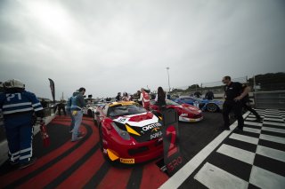 #10 - Storic and Race Cars - Ferrari 458 GT3 Evo - Benjamin RICCI (SUI), #7 - Scott Sport - Aston Martin V12 Vantage GT3 - Jonathan MITCHELL (GBR), #87 - Storic and Race Cars - Ferrari 458 GT3 Evo - Jean-Luc BEAUBELIQUE (FRA) - Jim PLA (FRA), 12/04/2026 P
