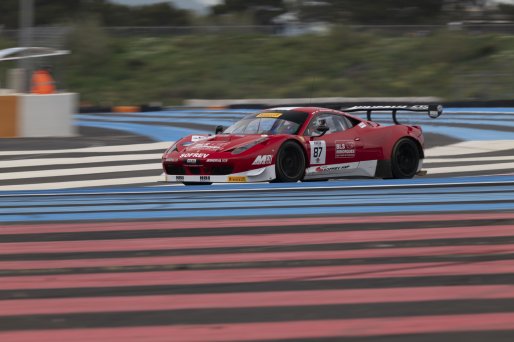 #87 - Storic and Race Cars - Ferrari 458 GT3 Evo - Jean-Luc BEAUBELIQUE (FRA) - Jim PLA (FRA), 12/04/2026 Paul Ricard, Mathis JULLIA
 | SRO Motorsports Group