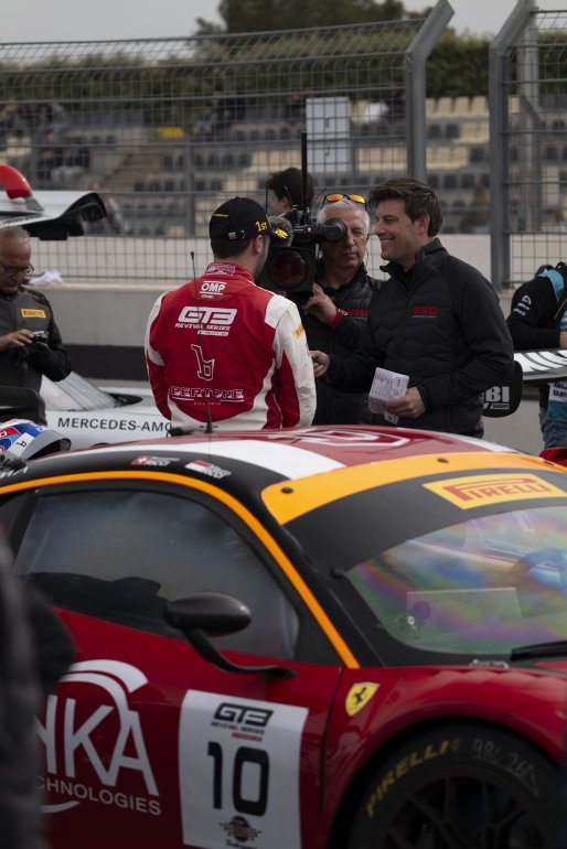 #10 - Storic and Race Cars - Ferrari 458 GT3 Evo - Benjamin RICCI (SUI), 12/04/2026 Paul Ricard, Mathis JULLIA
 | SRO Motorsports Group