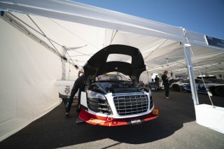 #25 - Sainteloc Racing - Audi R8 LMS Ultra - Daniel DESBRUERES (FRA) - Philippe GACHE (FRA), 10/04/2026 Paul Ricard, Mathis JULLIA
