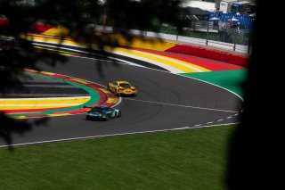 #4 - GDM Motorsport - Aston Martin V12 Vantage GT3 - Guido DUMAREY (BEL), #52 - Michelotto - Ferrari 458 GT3 Evo - Stephan JOEBSTL (AUS) - William NUTHALL (GBR), 24/05/2026 Spa Francorchamps, Mathis JULLIA
