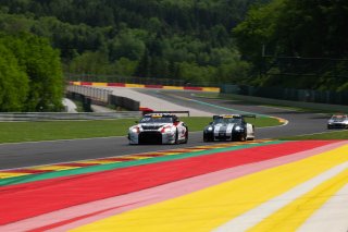 #105 - Team Parker Racing - Nissan GTR Nismo GT3 - Shaun LYNN (GBR) - Max LYNN (GBR), #997 - Maxted-Page Motorsport - Porsche 997 GT3R - Lee MAXTED-PAGE (GBR) - J&uuml;rg AEBERHARD (SUI), 24/05/2026 Spa Francorchamps, Mathis JULLIA
