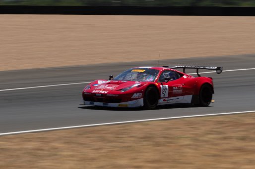 #87 - Storic and Race Cars - Ferrari 458 GT3 Evo - Jean-Luc BEAUBELIQUE (FRA) - Jim PLA (FRA), 05/07/2026 Le Mans Classic, Mathis JULLIA
 | SRO Motorsports Group