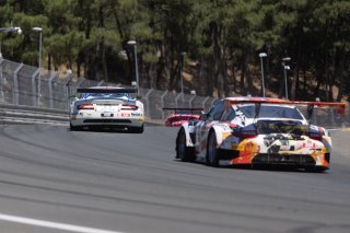 #6 - Barwell Motorsport - Aston Martin DBRS9 - St&eacute;phane RATEL (FRA) - Robert HISSOM (GBR), #76 - Schumacher-IMSA - Porsche 997 GT3R - Michel ETTOUATI (FRA), 05/07/2026 Le Mans Classic, Mathis JULLIA
