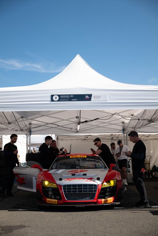 #3 - Spark Motorsport - Audi R8 LMS - Nicolas DOQUIN (FRA) - Hugues RIPERT (FRA), 03/07/2026 Le Mans Classic, Mathis JULLIA
 | SRO Motorsports Group